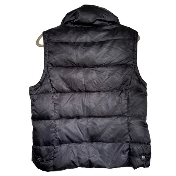 Express Womens Quilted Black Puffer Vest Size Large Duck Down‎ Fill - Picture 4 of 9